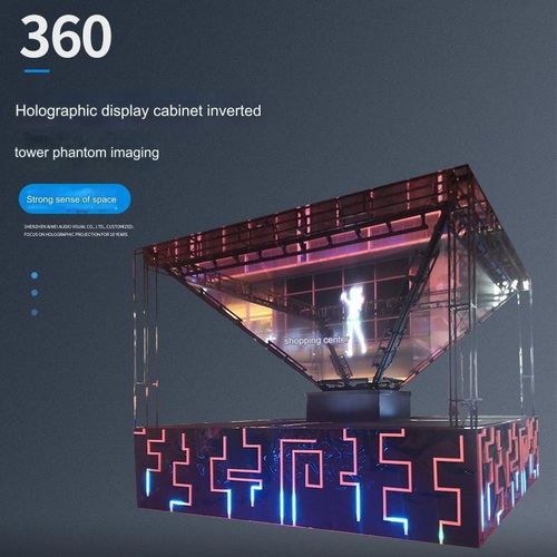 Shopping mall square holographic stage