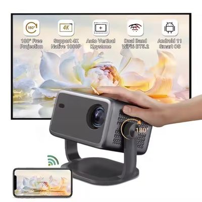 Good price Auto Focus 1080p Mini Portable Theater DLP Projectors 8k 320 ANSI Lumens online