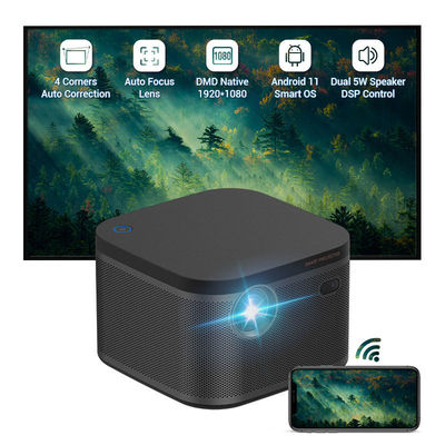 Buy 700ANSI 1080P Wifi Smart Mini Projector DLP LED For Presentations OEM online manufacture