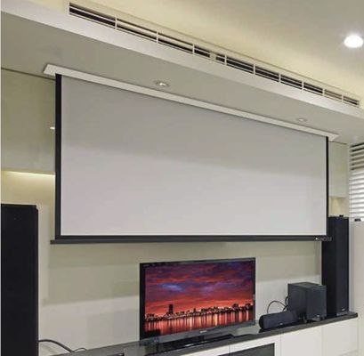 Good price Automatic Concealed Retractable Front Auditorium Projector Screen TV OEM online