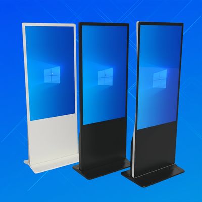 Good price 3840x2160 Interactive Floor Standing Digital Signage Display LCD Screen online