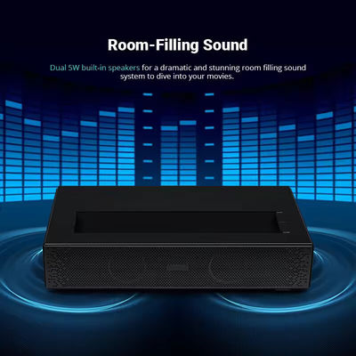 Good price Bluetooth Short Throw WXGA Theater DLP Projectors DLP Android 610 ANSI online